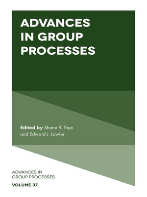 cover image of Advances in Group Processes